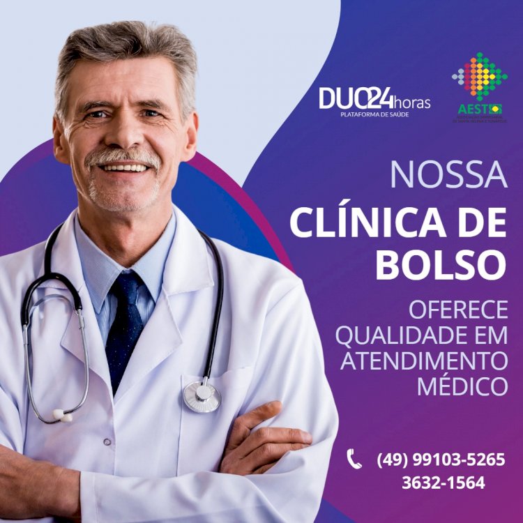 Clínica de Bolso Disponível 24 Horas!