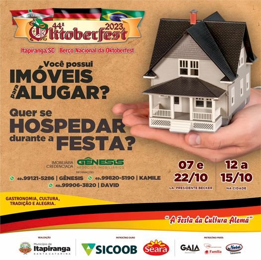 ALUGUÉIS DE IMÓVEIS NA OKTOBERFEST 2023