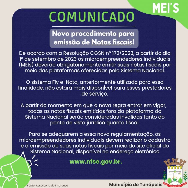 COMUNICADO IMPORTANTE!