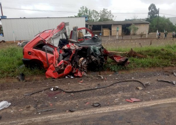 ​Homem fica ferido em acidente entre Maravilha e São Miguel do Oeste