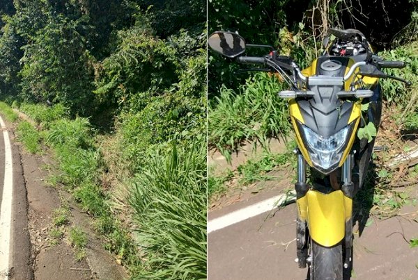 Saída de pista na SC-283 causa morte de motociclista de 22 anos