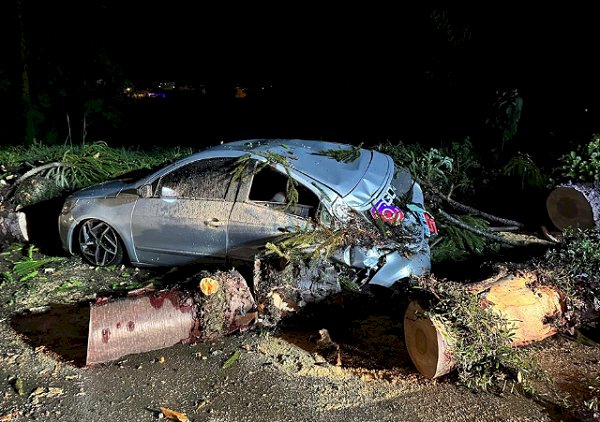 ​Temporais causam danos em municípios do Oeste