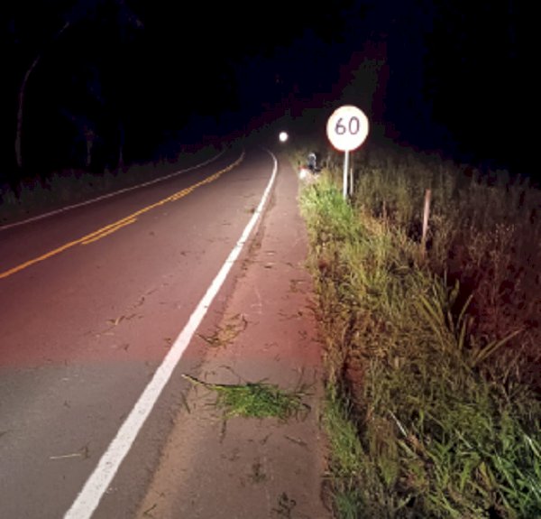 Motociclista sofre ferimentos em saída de pista na SC-386