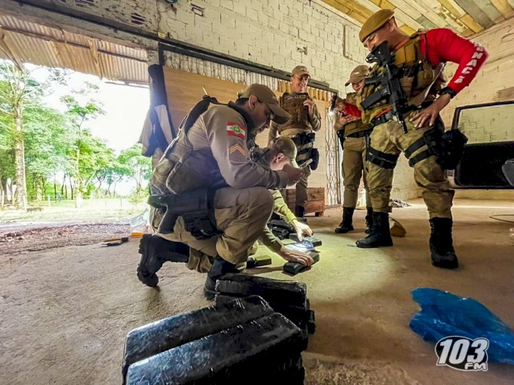 Polícia Militar realiza maior apreensão de entorpecentes dos últimos anos em SMOeste