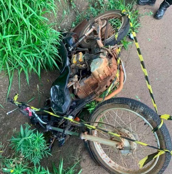 Motociclista fica ferido em grave acidente no Oeste de SC