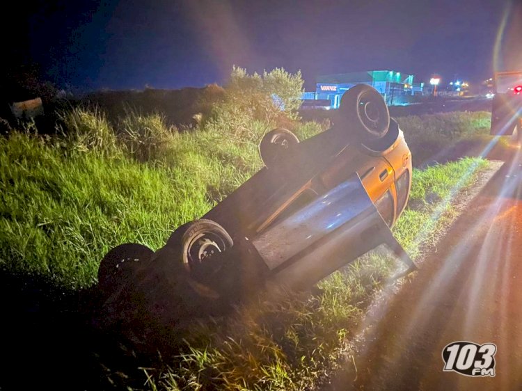 Condutor com vários registros de embriaguez ao volante capota veículo na BR-163