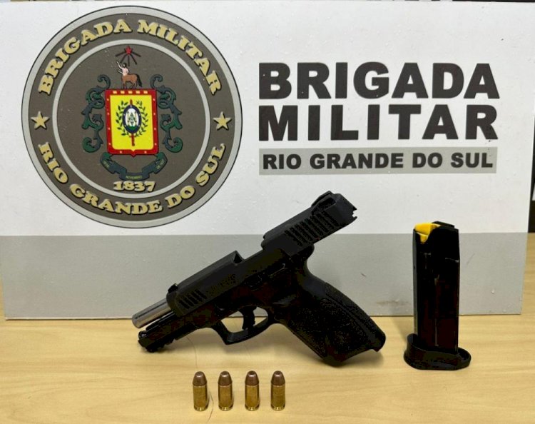 Policiais do 7º BPM prendem quatro homens por porte ilegal de arma de fogo em Barra do Guarita