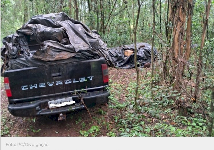 Polícia Civil realiza apreensão de grande quantidade de cigarros contrabandeados em Tenente Portela