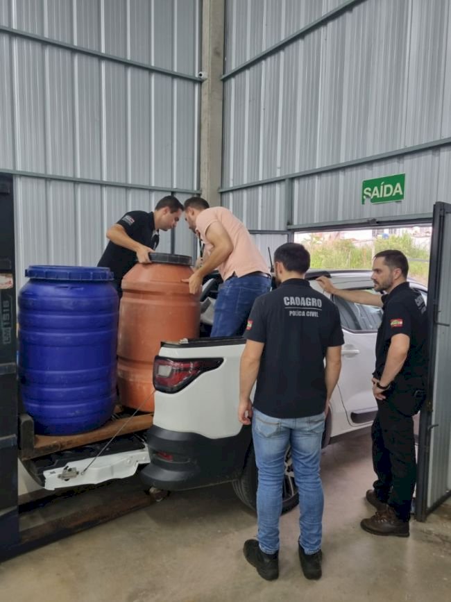 PC apreende 750 kg de produtos com suspeita de falsificação em SMOeste