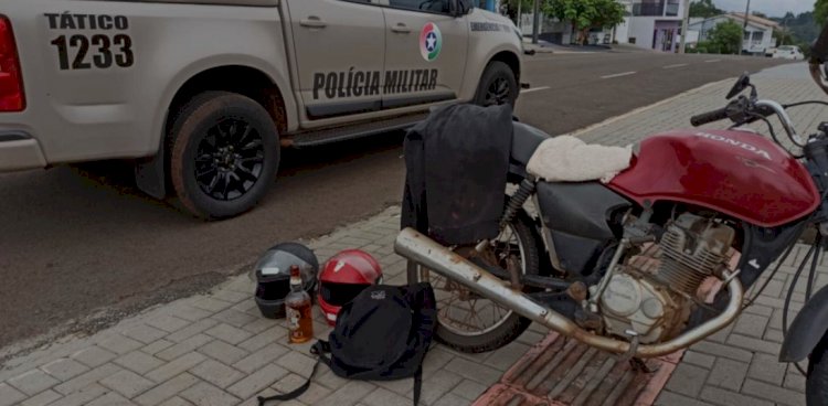 Polícia Militar recupera motocicleta furtada em São Miguel do Oeste