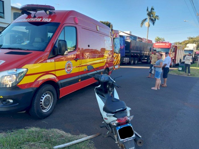 Acidente de trânsito em Itapiranga deixa uma pessoa ferida