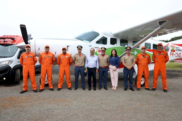 Estado amplia serviço aeromédico e todo catarinense está a apenas 20 minutos de um atendimento por aeronave