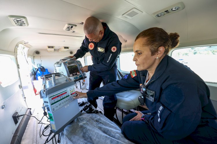 Estado amplia serviço aeromédico e todo catarinense está a apenas 20 minutos de um atendimento por aeronave