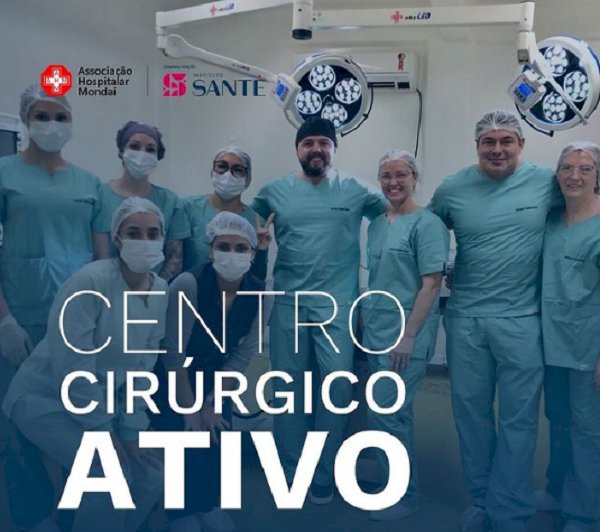 Associação Hospitalar Mondaí reativa centro cirúrgico