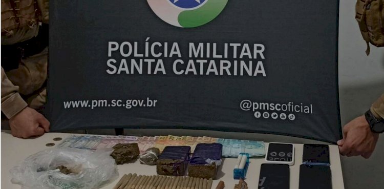 Registrada ocorrência de tráfico de drogas e associação para o tráfico