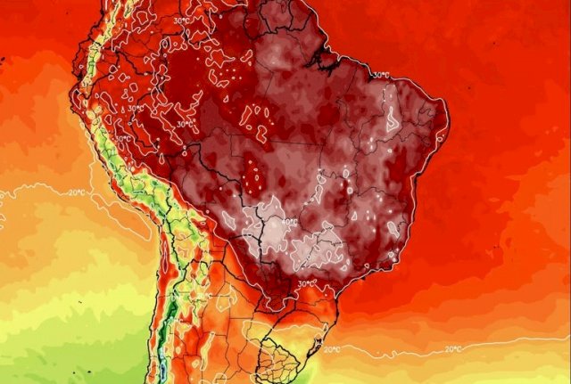 Brasil pode ficar inabitável em 50 anos devido ao calor extremo, aponta estudo da Nasa