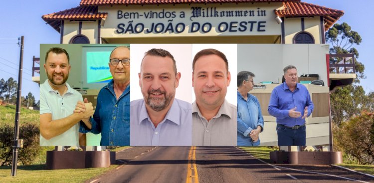 Pela primeira vez São João do Oeste terá três candidatos a prefeito