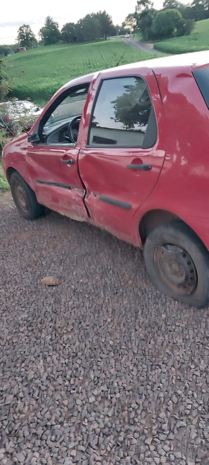 Colisão entre motocicleta e automóvel deixa dois feridos em Itapiranga