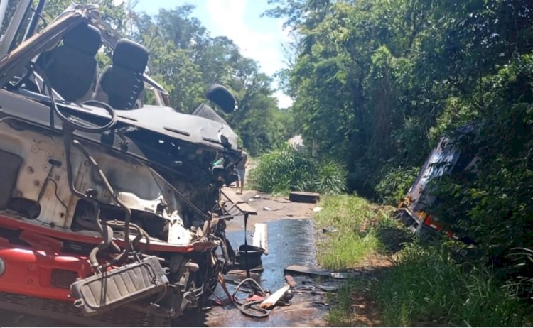 Acidente entre três caminhões deixa um morto e três feridos em Boa Vista do Buricá