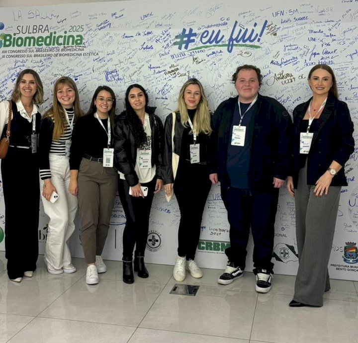 Alunos de Biomedicina da UCEFF Itapiranga participam de Congresso Sul-Brasileiro